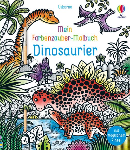 Mein Farbenzauber-Malbuch: Dinosaurier Von Lucy Bowman - Taschenbuch ...